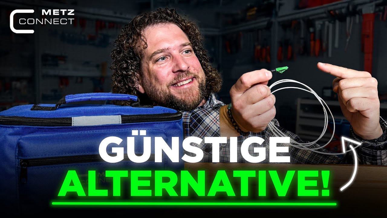 Video Glasfaser-Stecker anschließen mit Elektromeister Tobias Haack