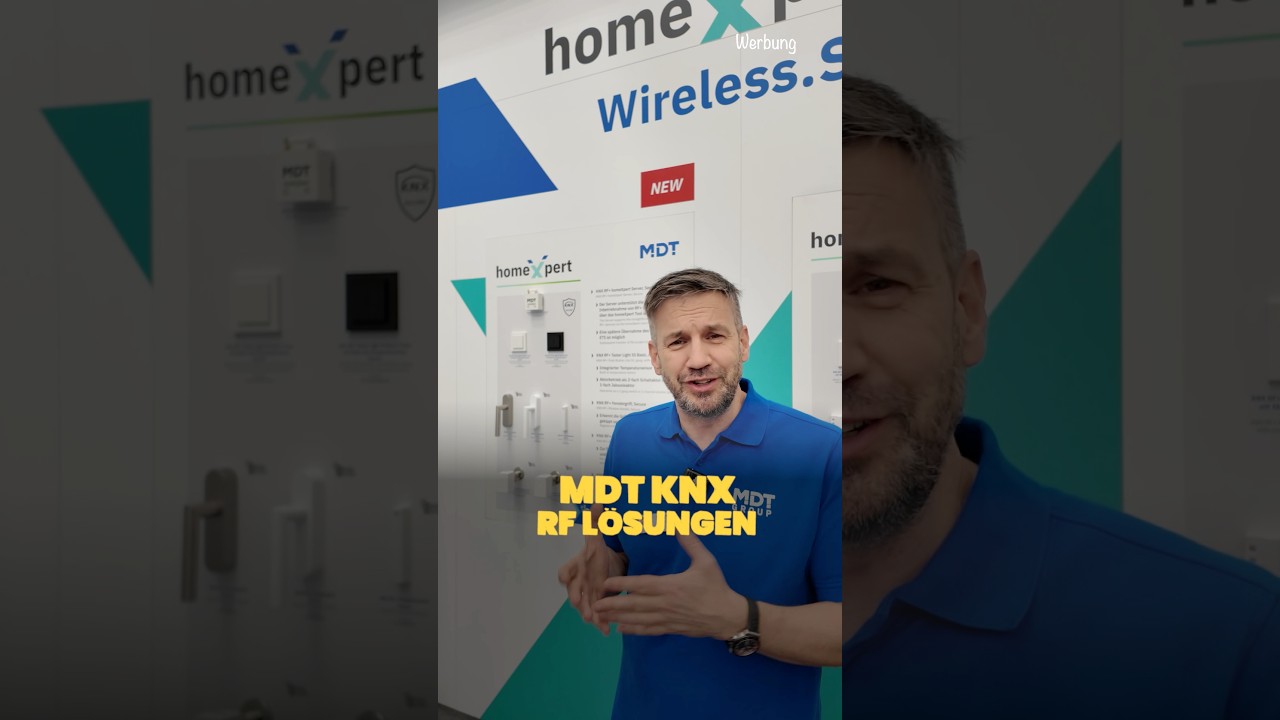 Video KNX RF: Funk-Taster und Thermostate mit Elektromeister Tobias Haack