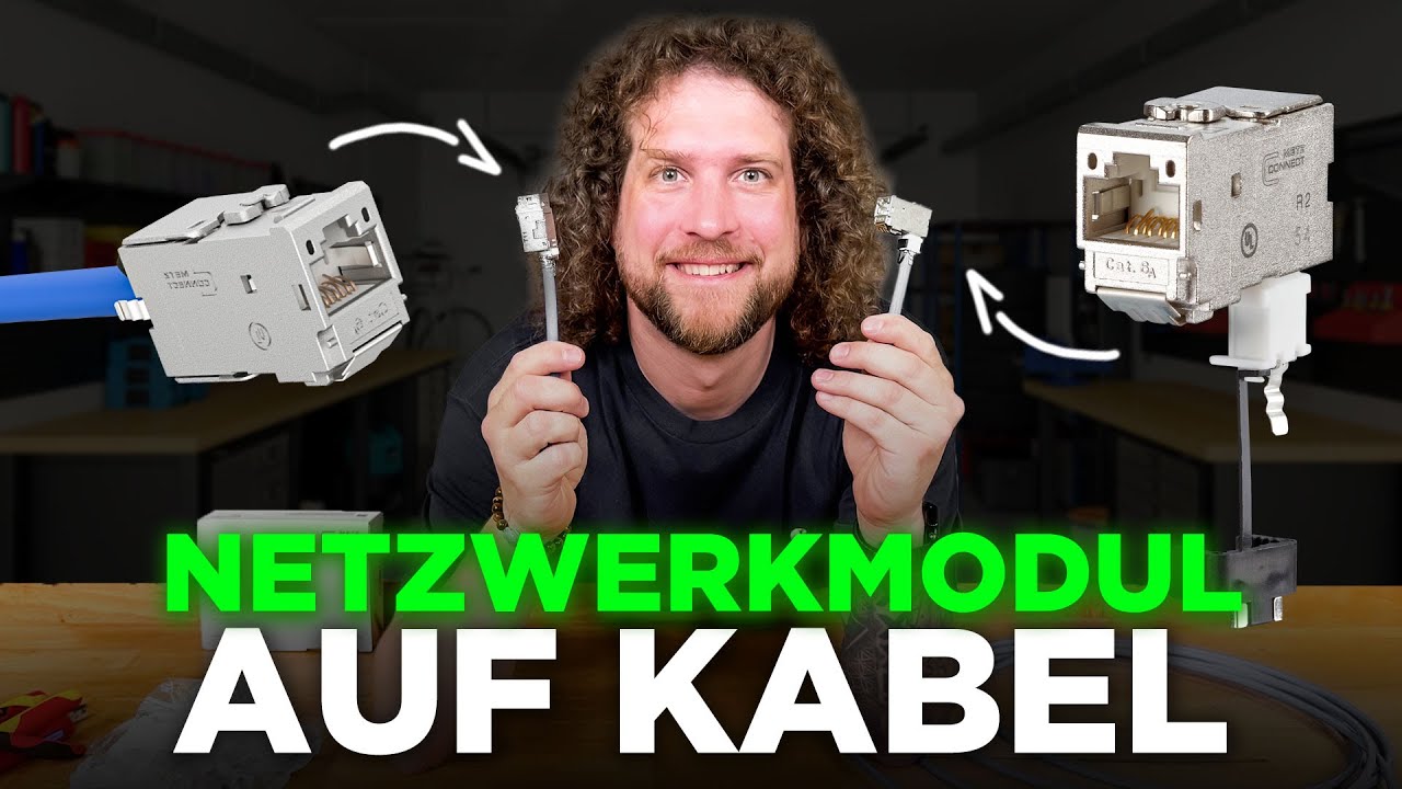 Video Netzwerkdose anschließen (RJ45) mit Elektromeister Tobias Haack