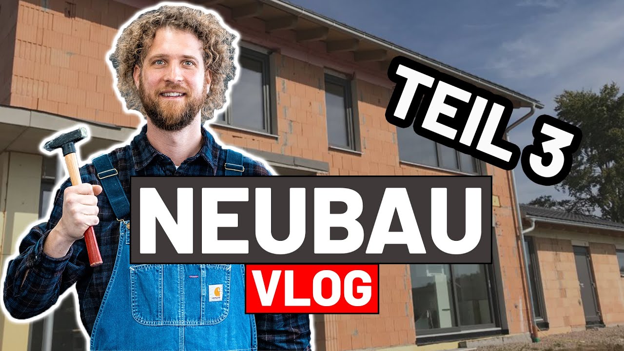 Video Neubau-Vlog Teil 3: Fortschritt im Rohbau mit Elektromeister Tobias Haack