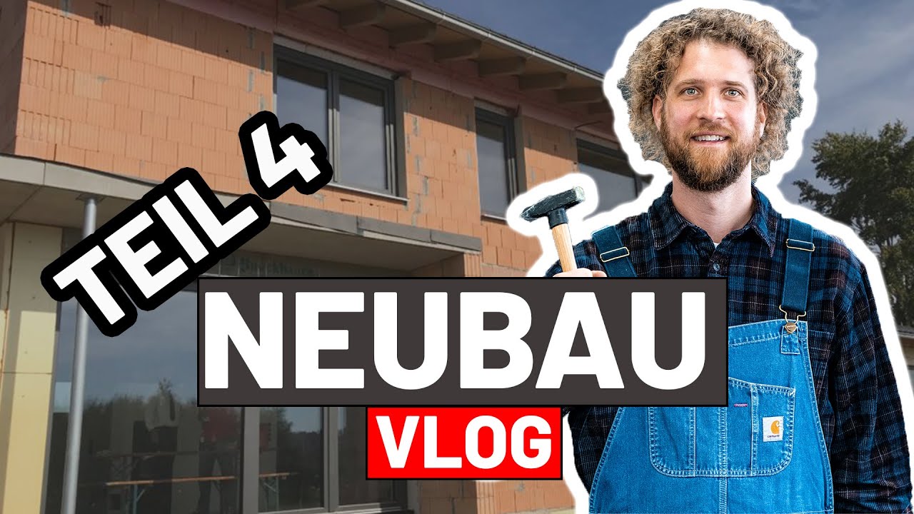 Video Neubau-Vlog Teil 4: Rohinstallation abgeschlossen mit Elektromeister Tobias Haack