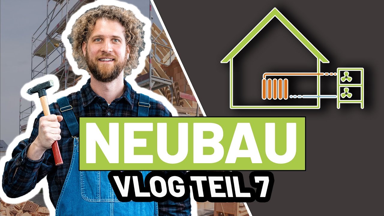 Video Neubau-Vlog Teil 7: Wärmepumpe für den Estrich mit Elektromeister Tobias Haack