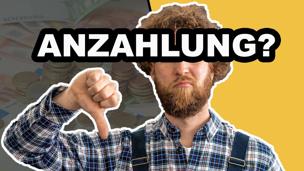 Video Anzahlung und Vorkasse beim Handwerker mit Elektromeister Tobias Haack